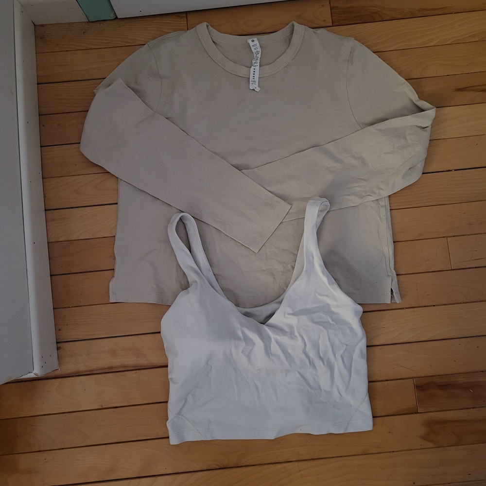 Lululemon Size 8 Bundle – Align Bra + Long Sleeve Top